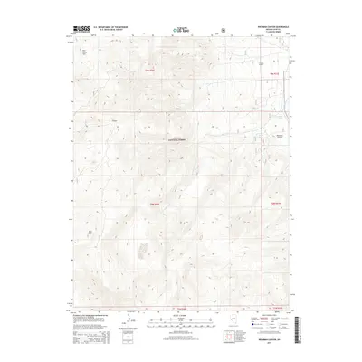 2014 Map of Wichman Canyon, 2014 Print