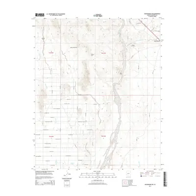 2014 Map of Wickenburg SW, 2014 Print