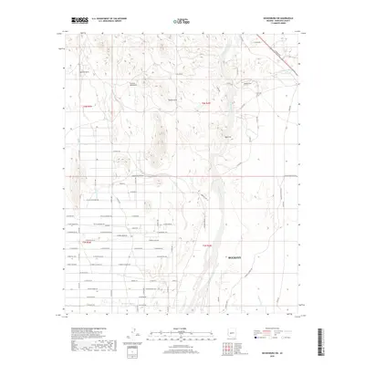 2018 Map of Wickenburg SW, 2018 Print