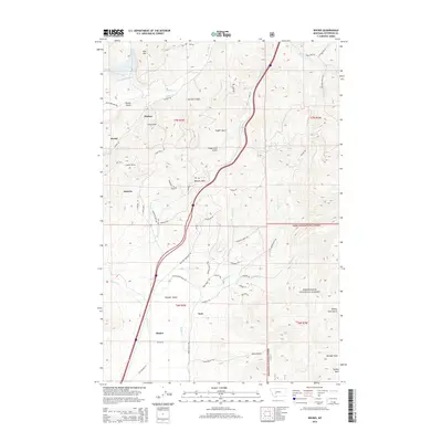 2014 Map of Wickes, 2014 Print