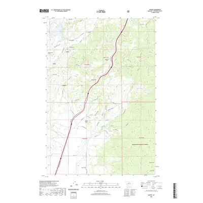 2020 Map of Wickes, 2020 Print