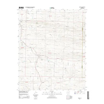2014 Map of Wickes, 2014 Print