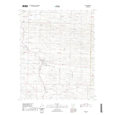 2020 Map of Wickes, 2020 Print