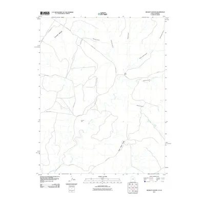2011 Map of Wickiup Canyon, 2011 Print