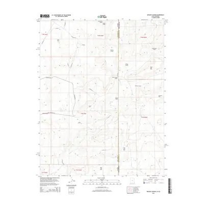 2014 Map of Wickiup Canyon, 2014 Print