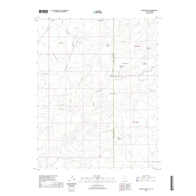 2020 Map of Wickiup Canyon, 2020 Print