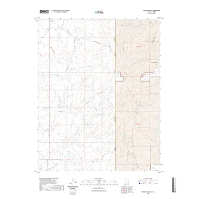 2023 Map of Wickiup Canyon, 2023 Print