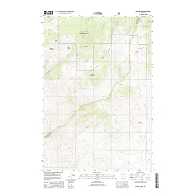 2017 Map of Wickiup Creek, 2017 Print