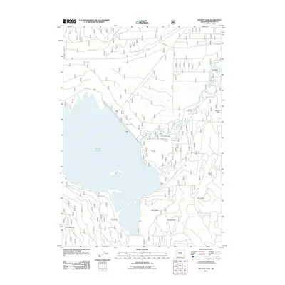 2011 Map of Wickiup Dam, 2011 Print