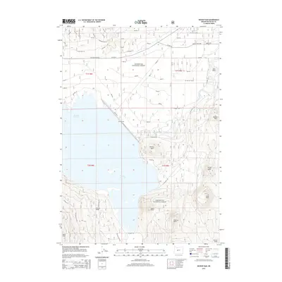 2014 Map of Wickiup Dam, 2014 Print