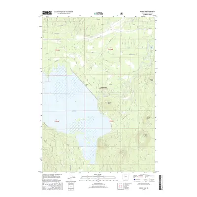 2017 Map of Wickiup Dam, 2017 Print