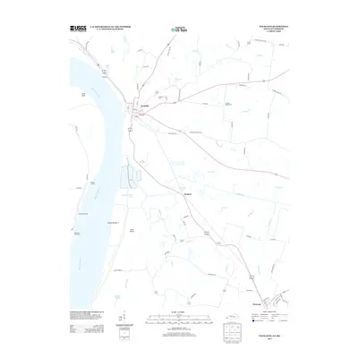 2013 Map of Wickliffe, 2013 Print