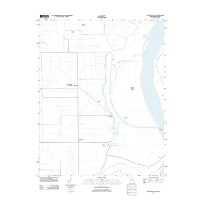 2012 Map of Wickliffe SW, 2012 Print