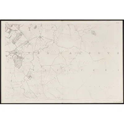 1838 Map of Wicklow - Sheet 10, 1863 Print