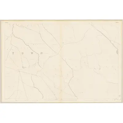 1838 Map of Wicklow - Sheet 11, 1840 Print