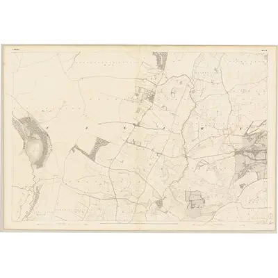 1838 Map of Wicklow - Sheet 12, 1840 Print