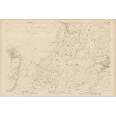 1908 Map of Wicklow - Sheet 12, 1911 Print