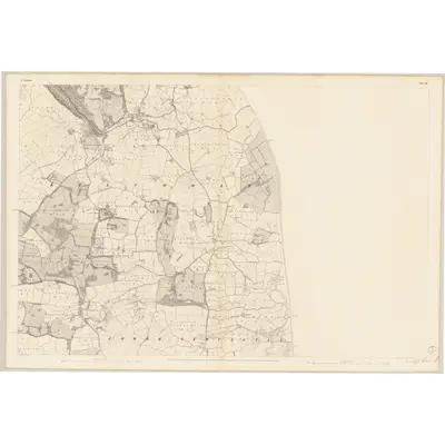 1838 Map of Wicklow - Sheet 13, 1840 Print