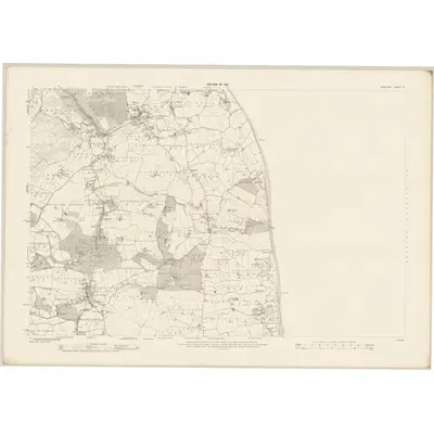 1909 Map of Wicklow - Sheet 13, 1911 Print