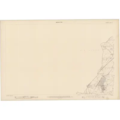 1908 Map of Wicklow - Sheet 14, 1910 Print