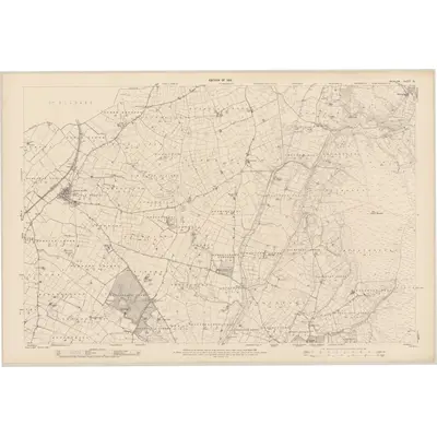 1908 Map of Wicklow - Sheet 15, 1910 Print