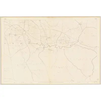 1838 Map of Wicklow - Sheet 16, 1840 Print