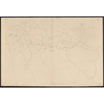 1838 Map of Wicklow - Sheet 16, 1853 Print