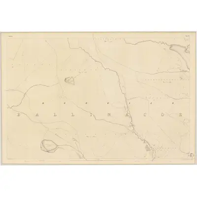 1838 Map of Wicklow - Sheet 17, 1840 Print