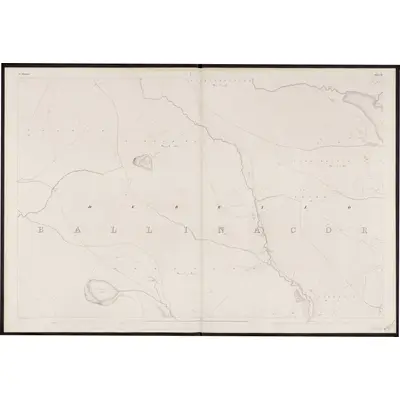 1838 Map of Wicklow - Sheet 17, 1862 Print