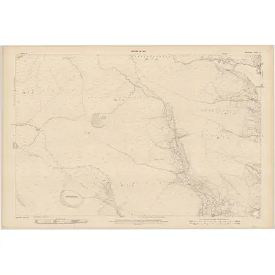 1908 Map of Wicklow - Sheet 17, 1911 Print