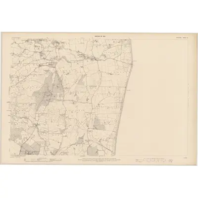 1908 Map of Wicklow - Sheet 19, 1910 Print
