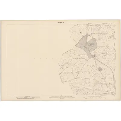 1908 Map of Wicklow - Sheet 20, 1910 Print