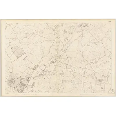 1838 Map of Wicklow - Sheet 21, 1840 Print