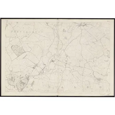 1838 Map of Wicklow - Sheet 21, 1850 Print