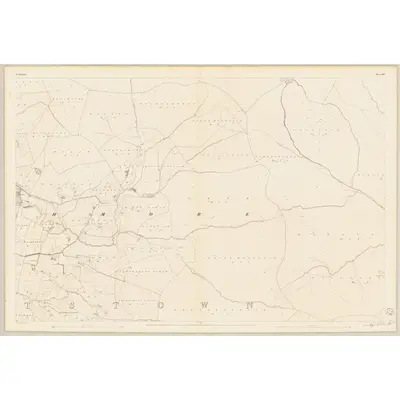 1838 Map of Wicklow - Sheet 22, 1840 Print