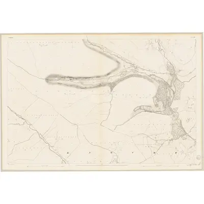 1838 Map of Wicklow - Sheet 23, 1840 Print