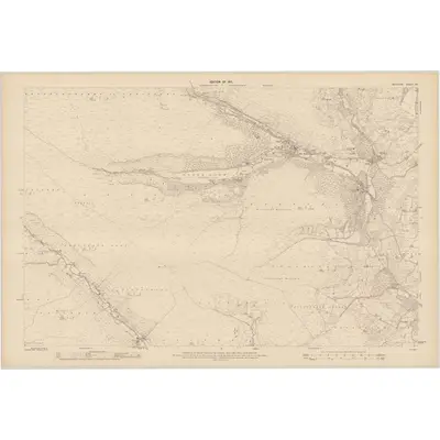 1909 Map of Wicklow - Sheet 23, 1911 Print