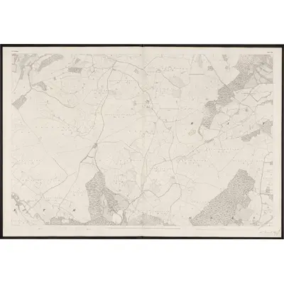 1838 Map of Wicklow - Sheet 24, 1863 Print