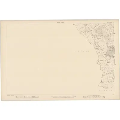 1907 Map of Wicklow - Sheet 26, 1910 Print