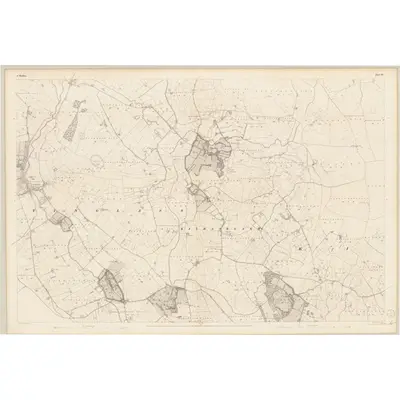 1838 Map of Wicklow - Sheet 27, 1840 Print