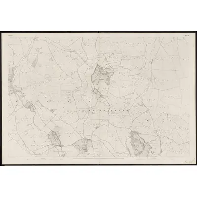 1838 Map of Wicklow - Sheet 27, 1863 Print