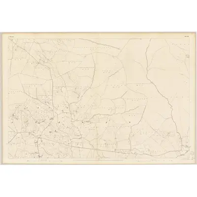 1838 Map of Wicklow - Sheet 28, 1840 Print
