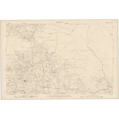 1908 Map of Wicklow - Sheet 28, 1910 Print