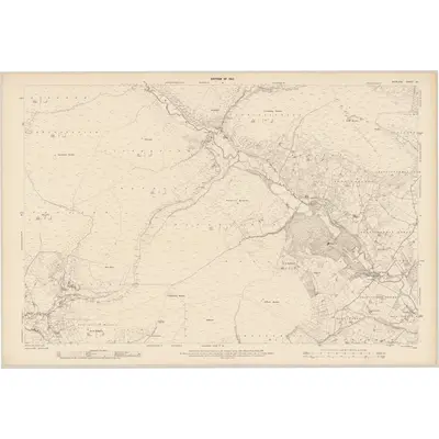 1908 Map of Wicklow - Sheet 29, 1910 Print