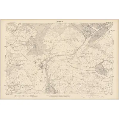 1908 Map of Wicklow - Sheet 30, 1910 Print