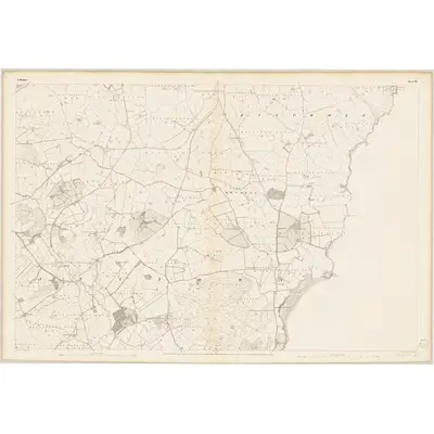1838 Map of Wicklow - Sheet 31, 1840 Print