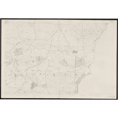 1838 Map of Wicklow - Sheet 31, 1863 Print
