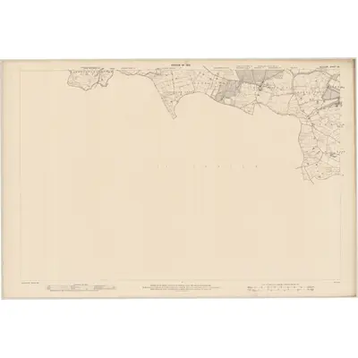 1907 Map of Wicklow - Sheet 32, 1910 Print