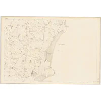1838 Map of Wicklow - Sheet 36, 1840 Print