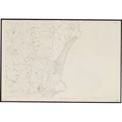 1838 Map of Wicklow - Sheet 36, 1857 Print